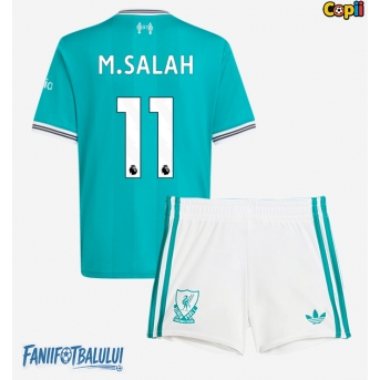 Liverpool Mohamed Salah #11 Echipament de Fotbal Replică 2025-26 Copii Treilea (+ Șorturi)